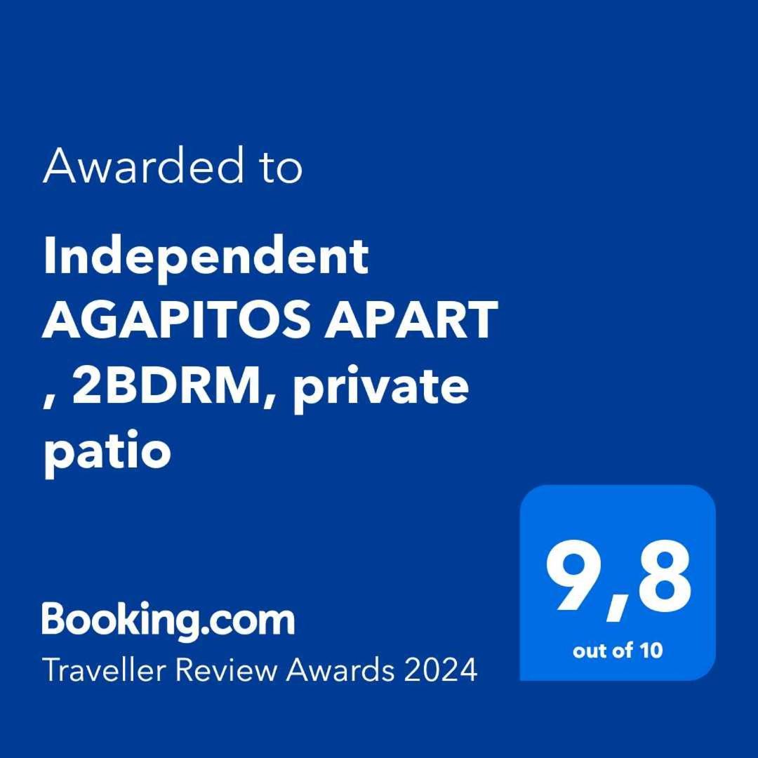 Independent Agapitos Apart , 2Bdrm, Private Patio Naxos City Exterior foto